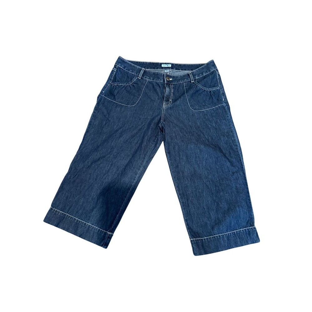 Y2K IZOD Petite Denim Capri Jeans – Size 14P – Made in India‎